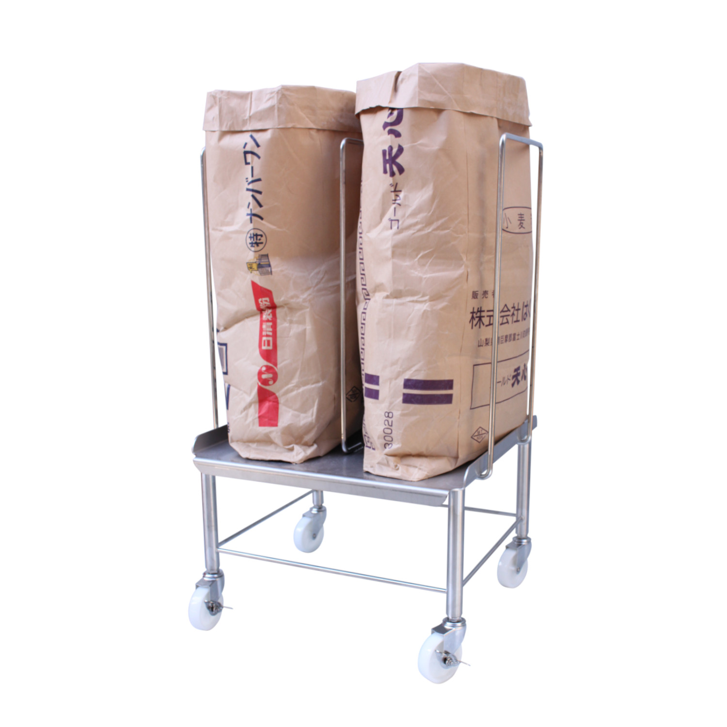 HACCPER300 オールステンレス袋キャリー 2袋用