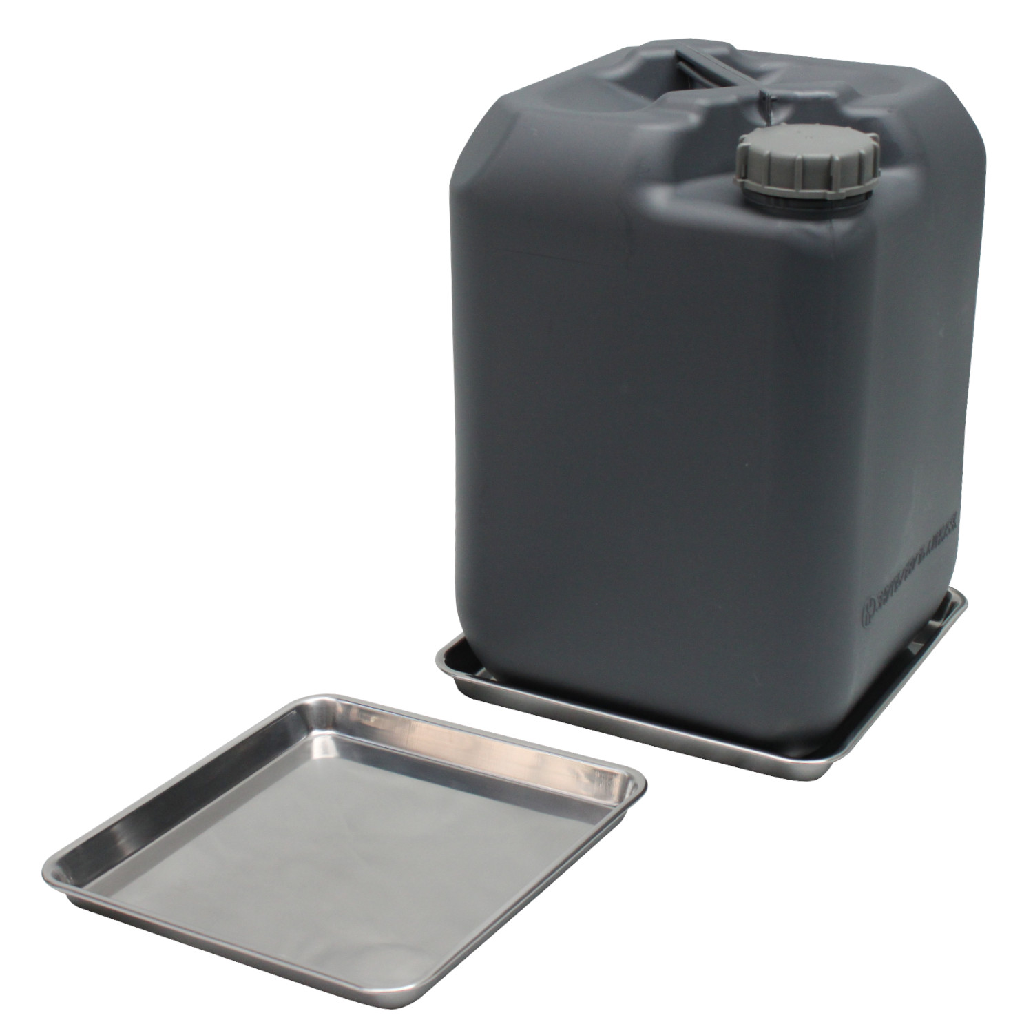 角型ポリ用　ステンレス液もれ防止トレー