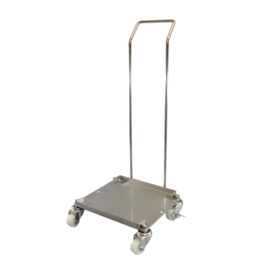 ハンドル付　ステンレス三角台車(HSIC)